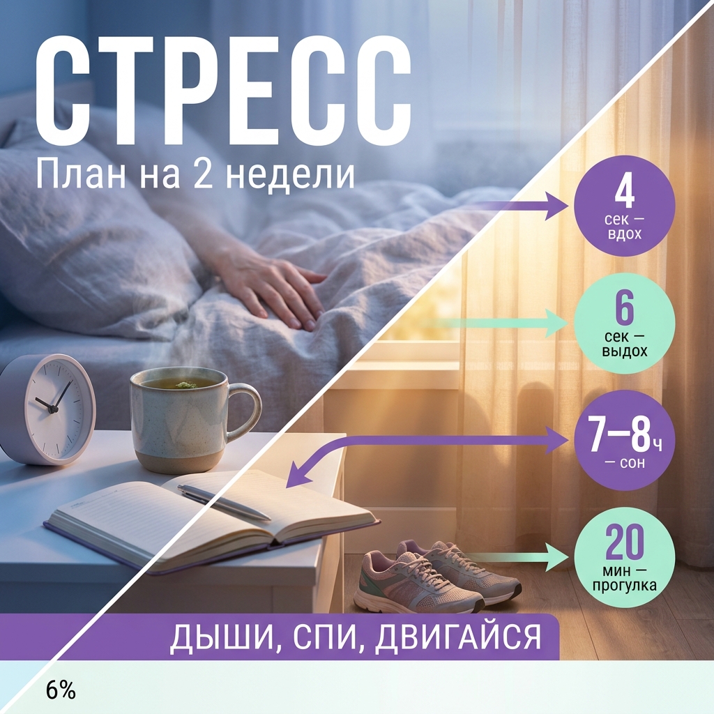 Дыхательные упражнения от стресса: 3 техники на 2 минуты для 35+
